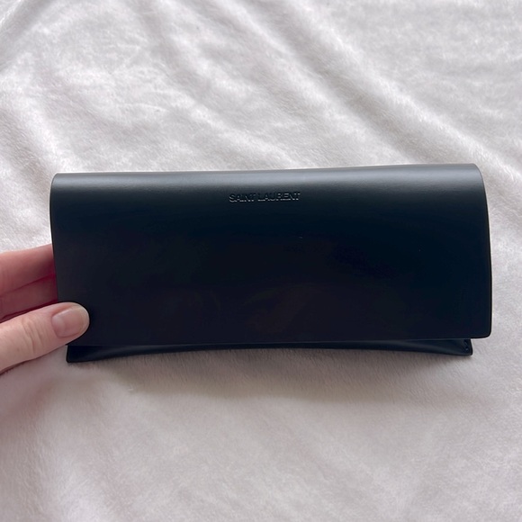 Saint Laurent Leather Sunglasses Case - New - Picture 2 of 4